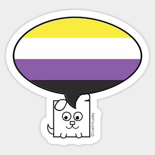 Proud to be NonBinary Sticker